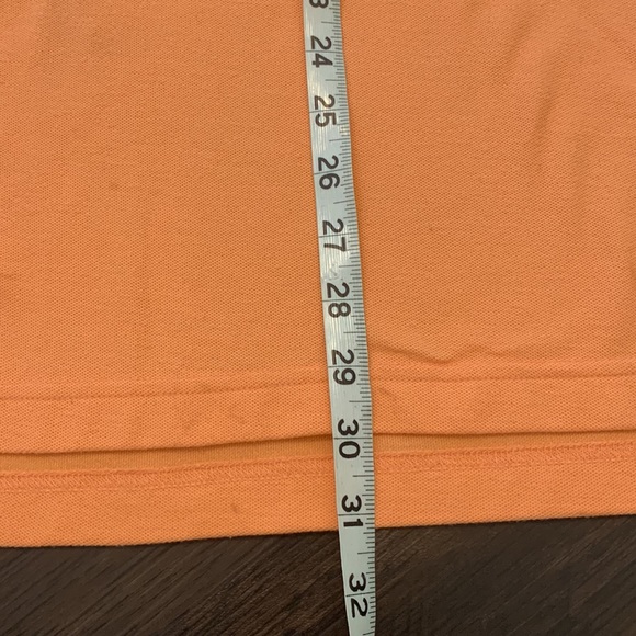 CROFT & BARROW POLO SHIRT ORANGE TEXTURED PIQUE SHORT SLEEVE COLLAR X-LARGE - Picture 5 of 6